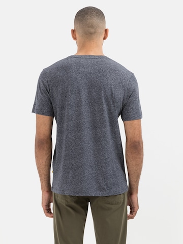 CAMEL ACTIVE Kurzarm T-Shirt aus biologischer Baumwolle in Blau