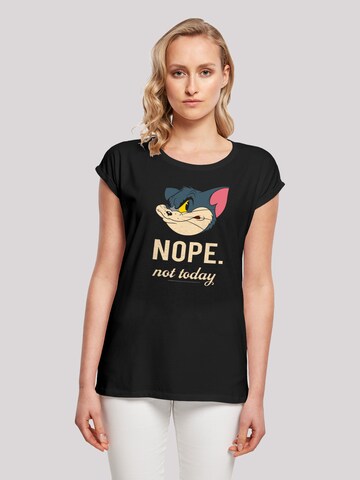 T-shirt 'Tom and Jerry TV Serie Nope Not Today' F4NT4STIC en noir : devant