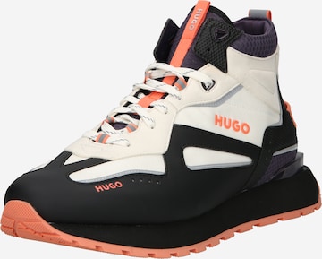 HUGO Red High-Top Sneakers 'Cubite' in Mixed colors: front