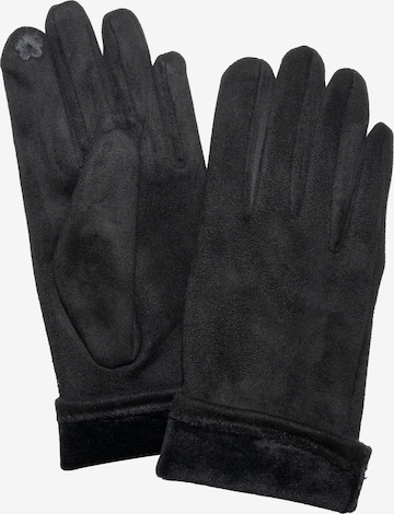 Gants 'Thea' Seasons of April en noir : devant