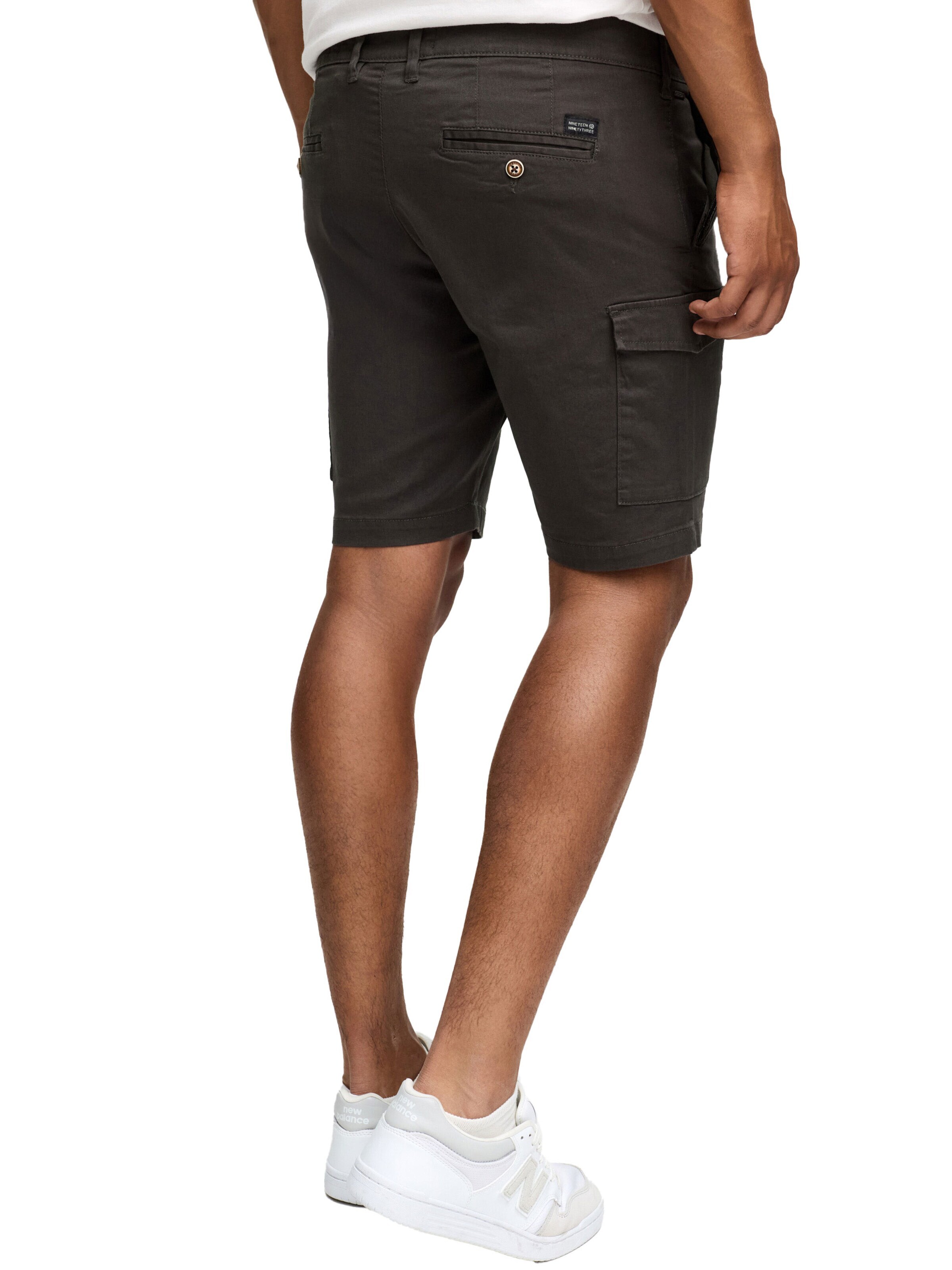 INDICODE Regular Cargo Pants 'Indicode Laulax' in Grey