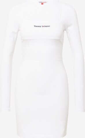 Tommy Jeans Dress 'Serif' in White: front