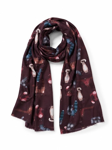 COLLEZIONE ALESSANDRO Scarf 'Minka' in Red: front