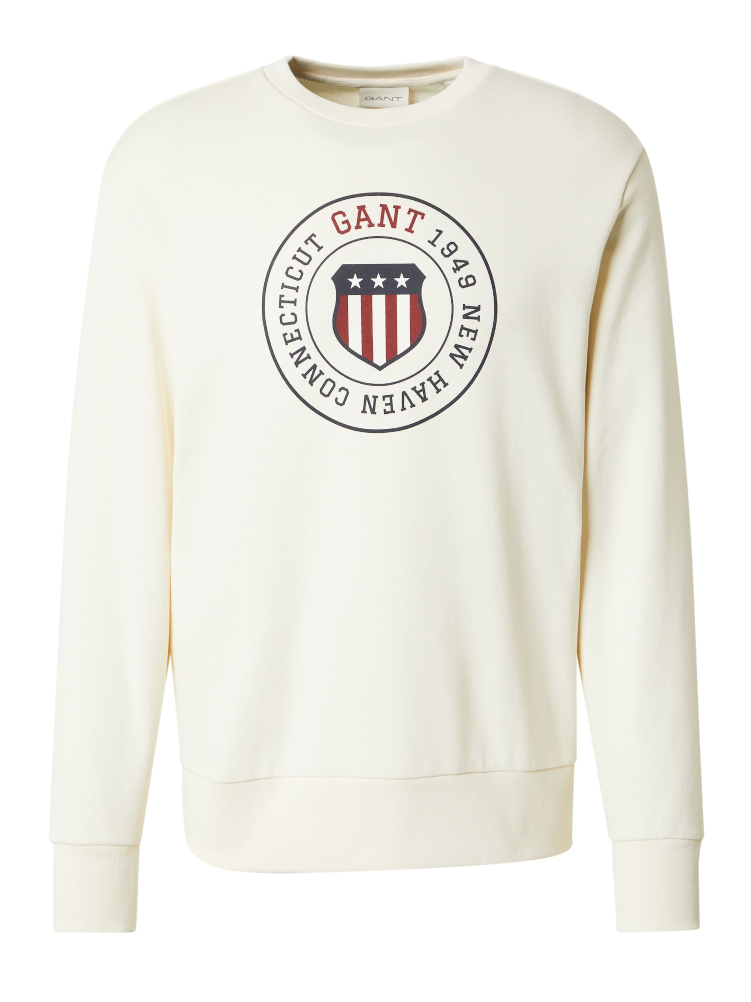 GANTSweater majica - bež boja: prednji dio