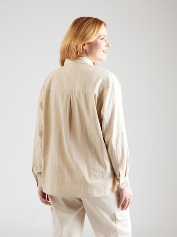 ONLY Carmakoma Blouse 'CARTIZANA' in Beige