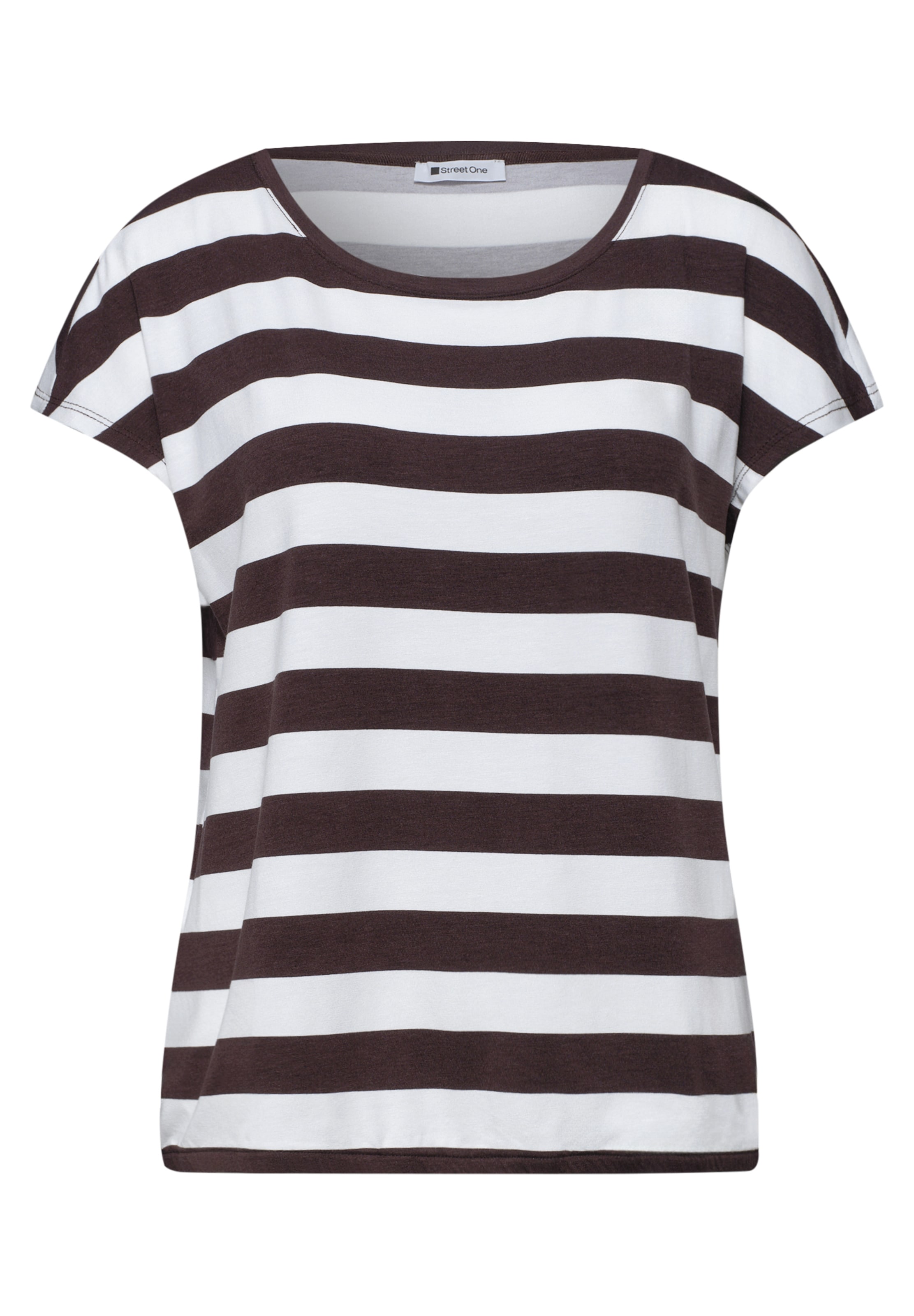 STREET ONE Shirt in Brown: front