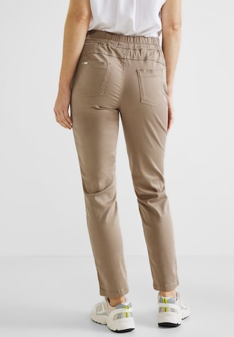 STREET ONE Slimfit Hose 'Bonny' in Beige