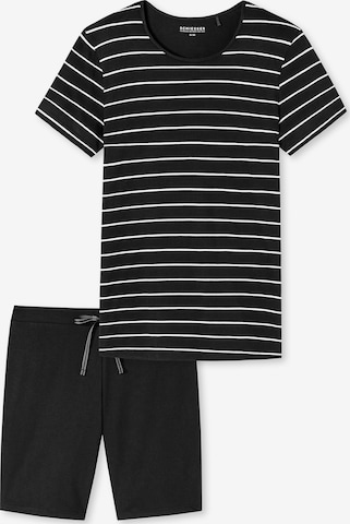 SCHIESSER Pajama ' 95/5 ' in Black: front