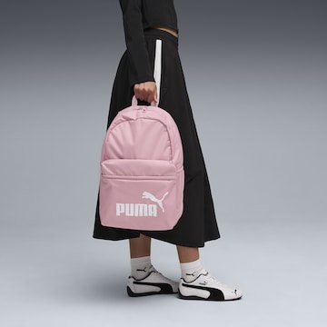 PUMA Backpack 'Phase' in Pink: front