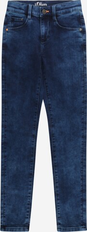 s.Oliver Skinny Jeans in Blau: predná strana