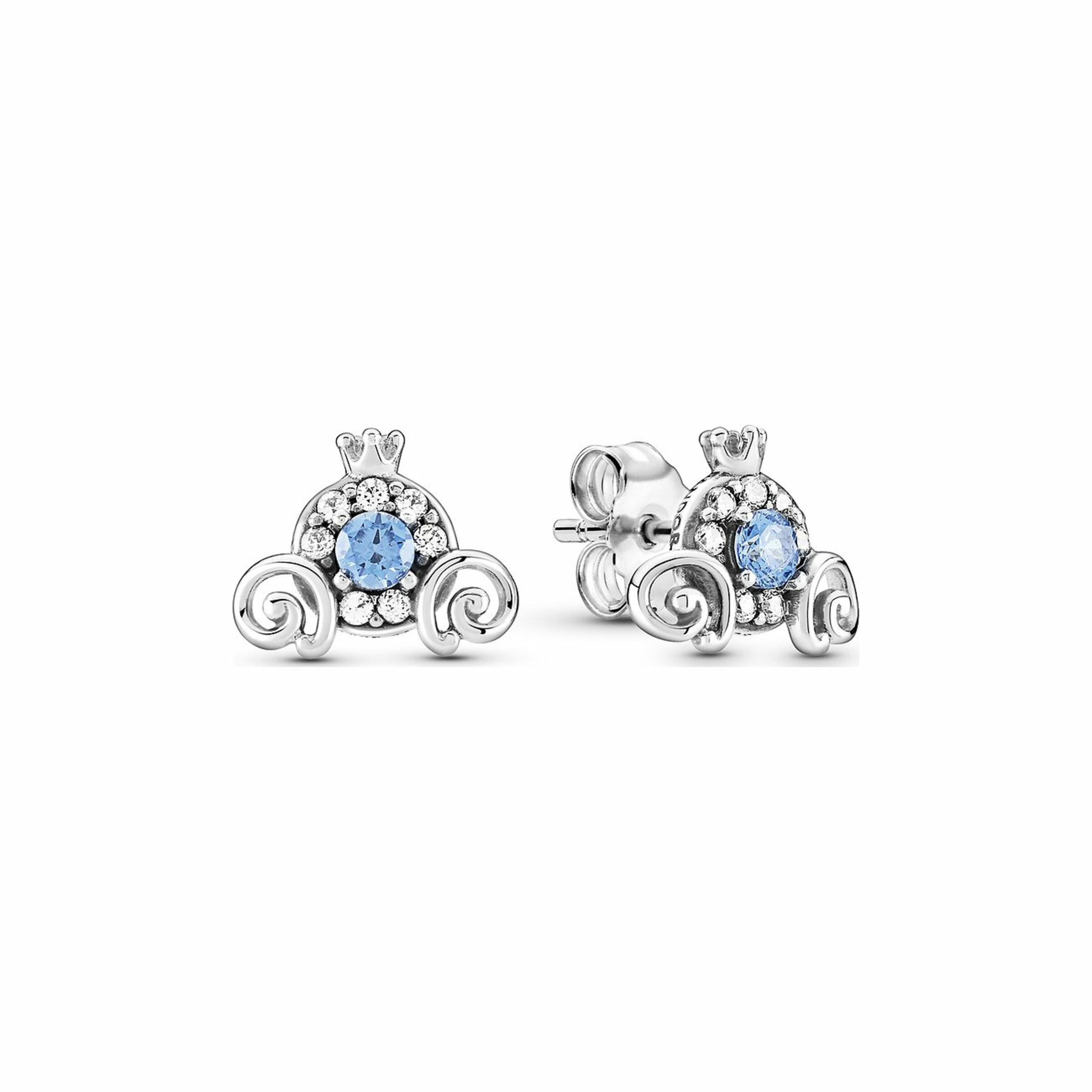 Pandora Earrings in Silver: front