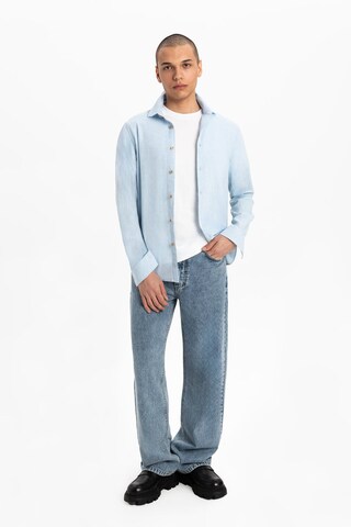 UNIQVIBE Regular fit Overhemd in Blauw