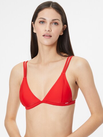 Pepe Jeans Bikini Top 'OLIVE' in Red: front