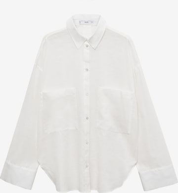 MANGO Блуза 'REGINA' в бяло: отпред