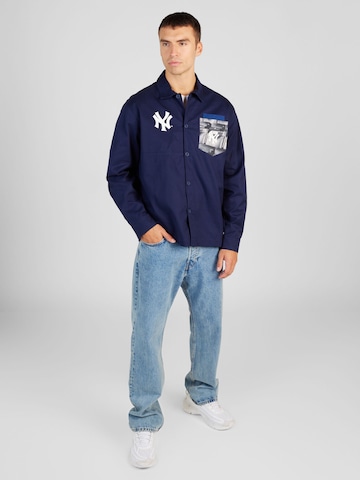 Champion Authentic Athletic Apparel Φθινοπωρινό και ανοιξιάτικο μπουφάν σε μπλε