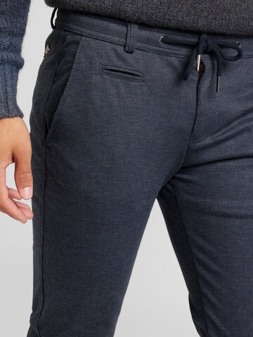 Regular Pantalon chino bugatti en bleu