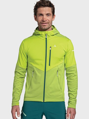 Veste en polaire fonctionnelle 'Hydalen' Schöffel en vert : devant