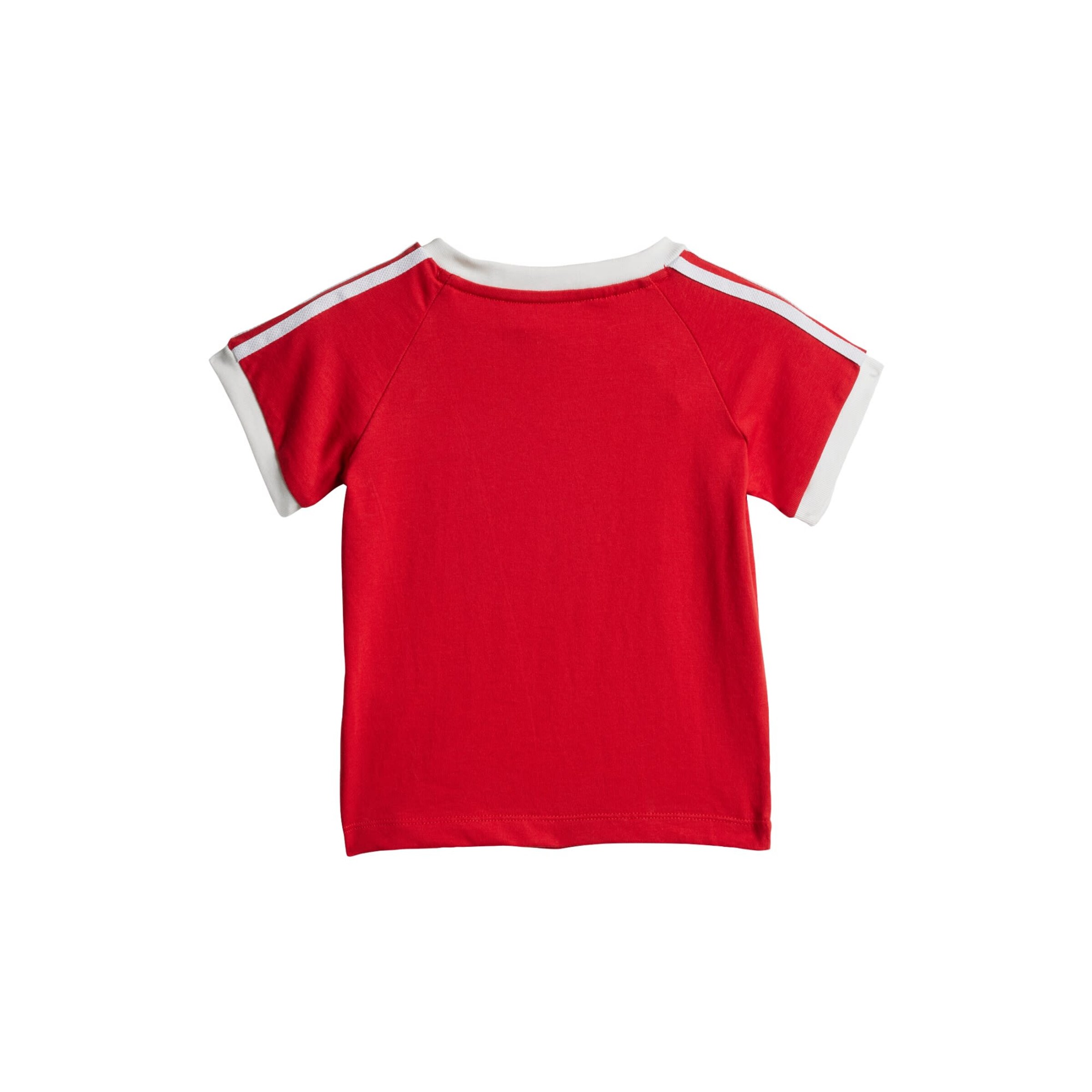 ADIDAS ORIGINALS - Camiseta '3-Stripes Tee' en rojo