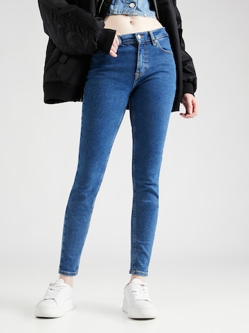 Tommy Jeans Skinny Jeans 'NORA' in Blauw: voorkant