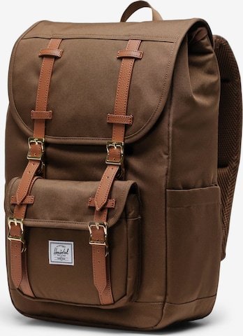 Herschel Ryggsekk 'Little America™ Mid' i brun: forside