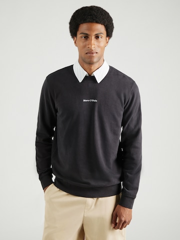 Marc O'Polo - Sweatshirt em preto: frente