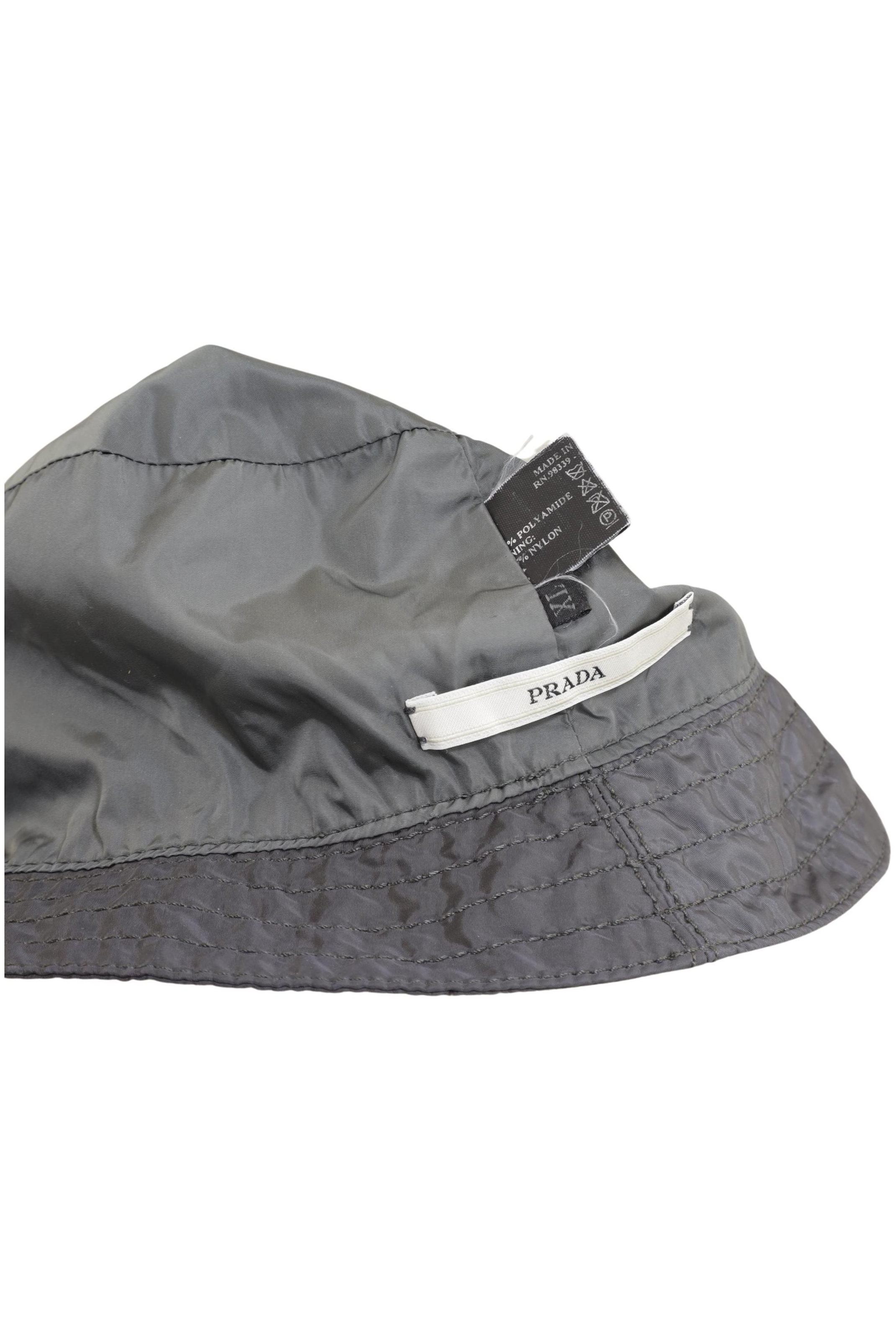 PRADA Hut oder Mütze XL in Grau