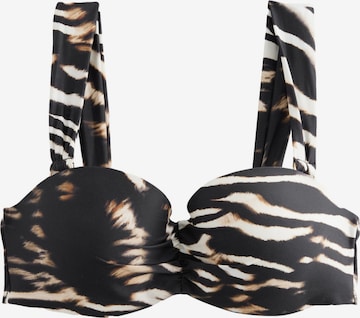 juoda Next Mažinanti Bikinio viršutinė dalis 'Kew': priekis