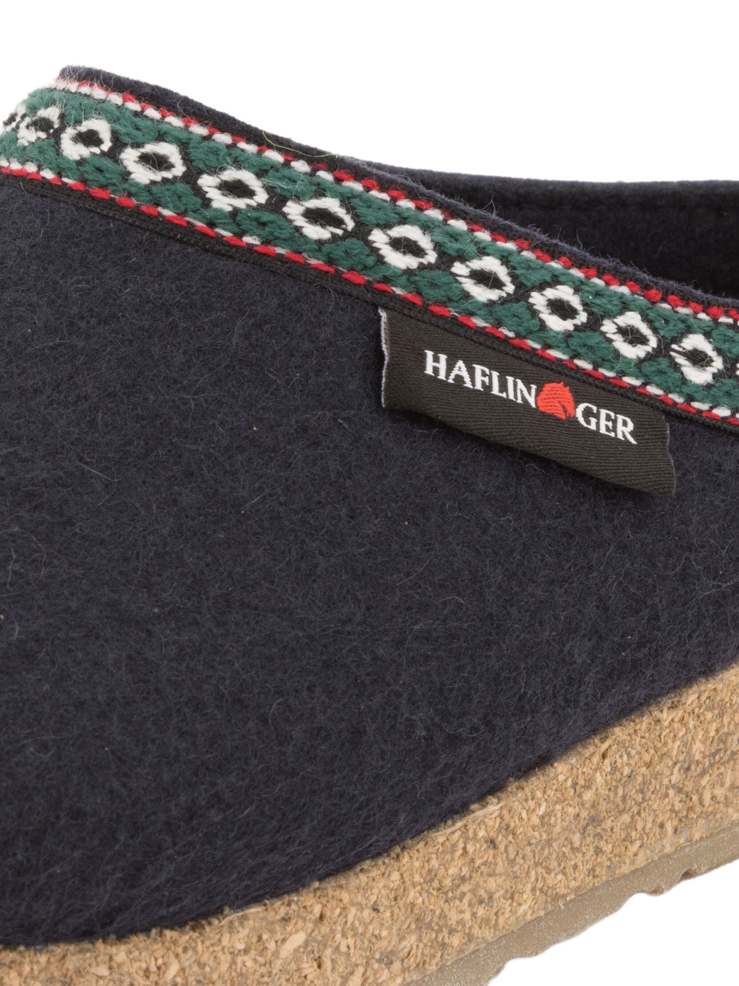 HAFLINGER Clogs 'Franzl' in Blauw