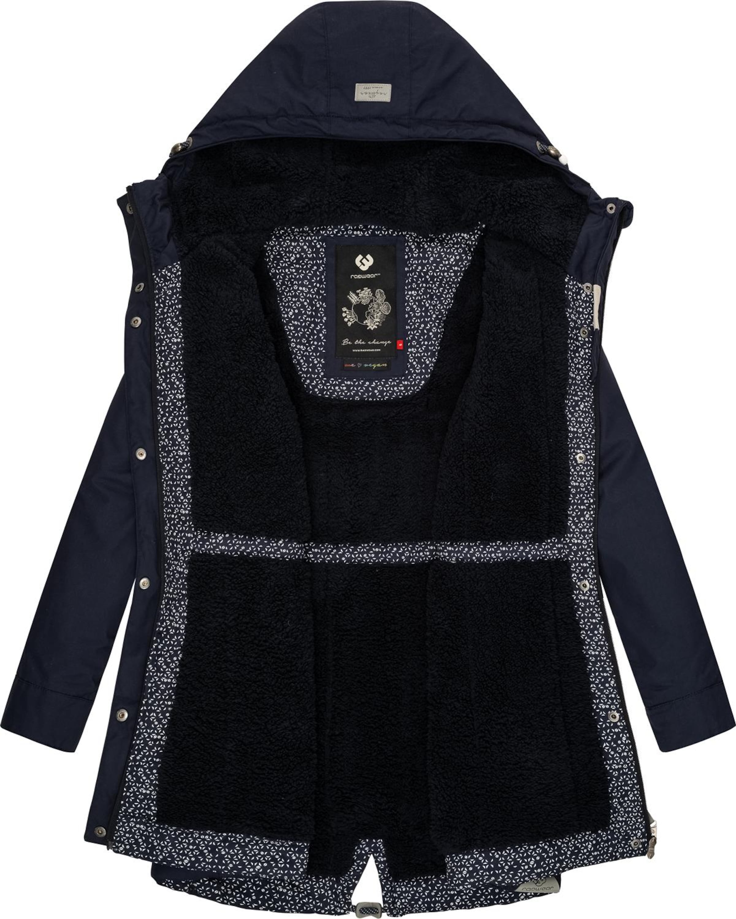 Ragwear Vinterparka 'Canny' i blå