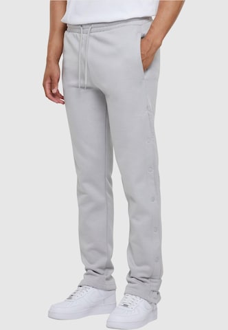 Urban Classics Tapered Broek 'Button Down' in Grijs: voorkant