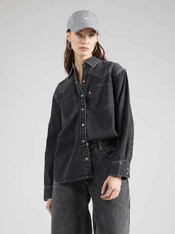 Chemisier 'Teodora Western Shirt' LEVI'S ® en noir : devant