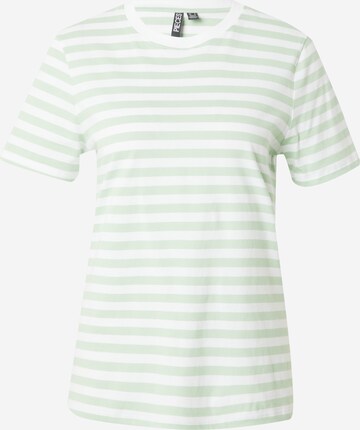 PIECES Shirt 'RIA' in Groen: voorkant