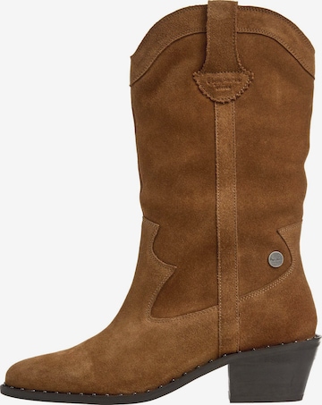 Pepe Jeans Buty kowbojskie 'Lake' w kolorze brązowy: przód