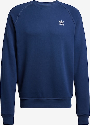 ADIDAS ORIGINALS Sweatshirt 'Trefoil Essentials' in Blue: front