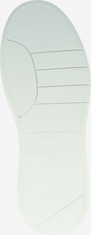 Sneaker alta 'Baltimore' di BOSS Black in bianco