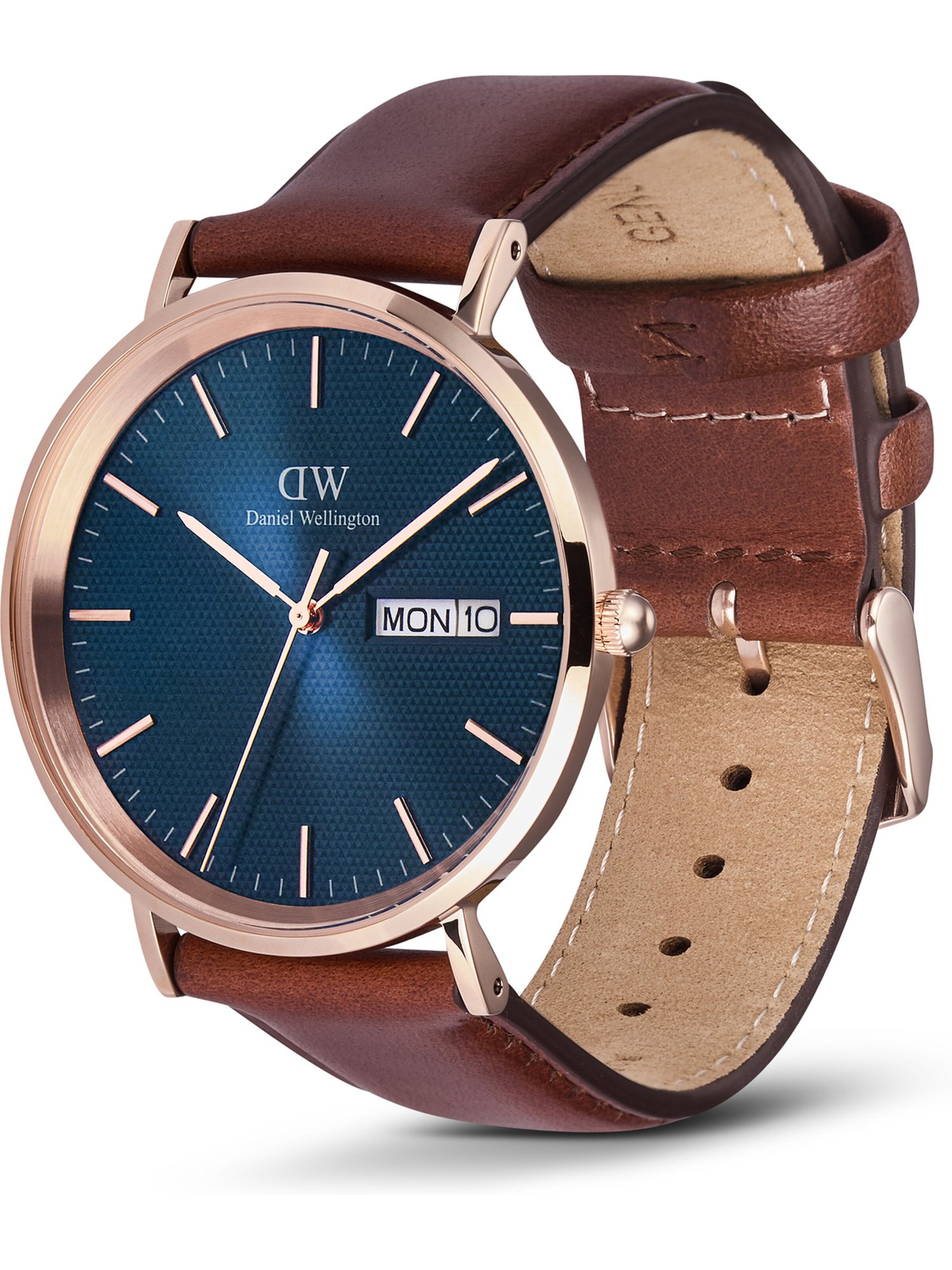 Daniel Wellington Uhr in Blau: Vorderseite