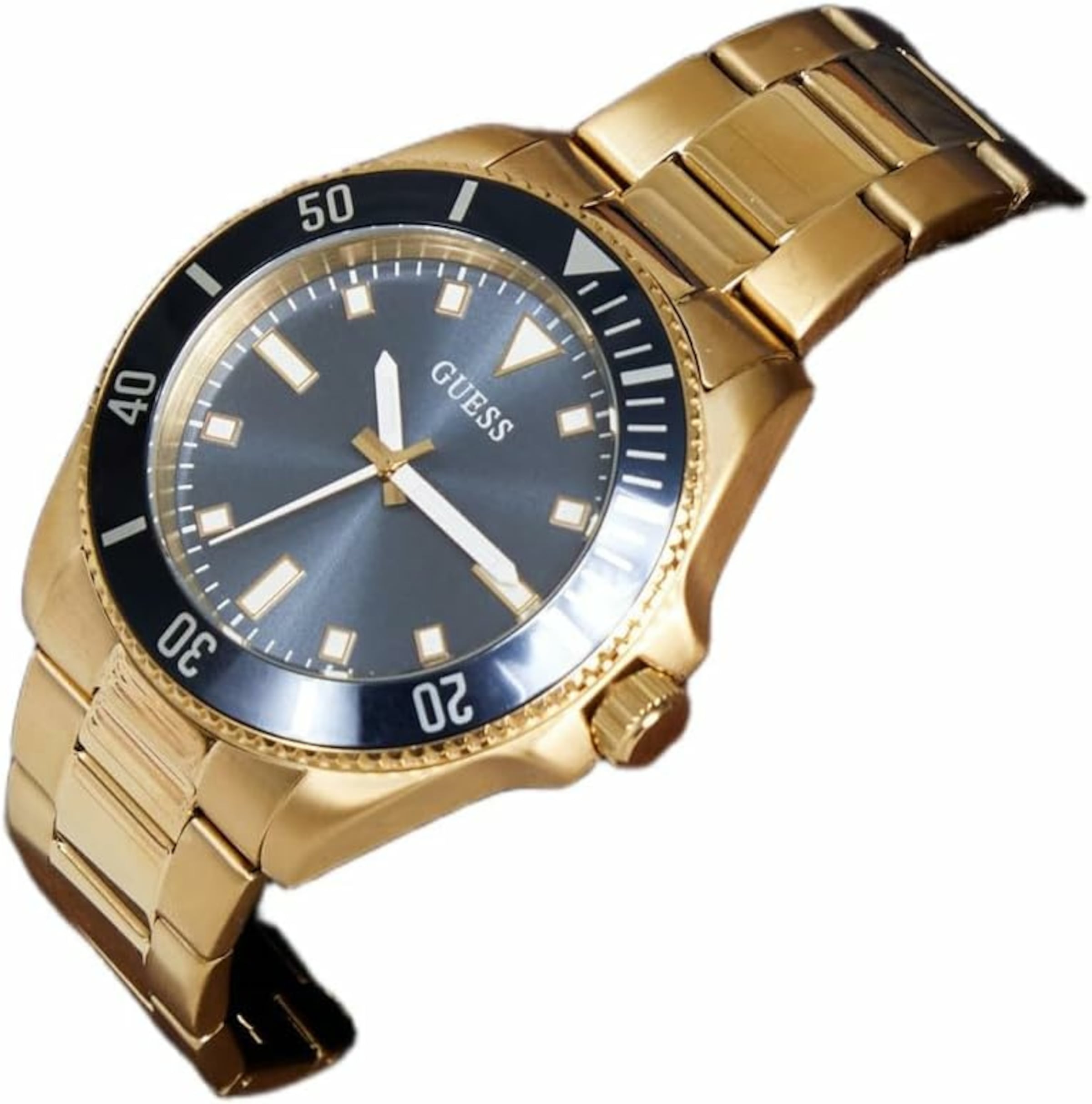 GUESS Analog watch 'Cliff' in Gold