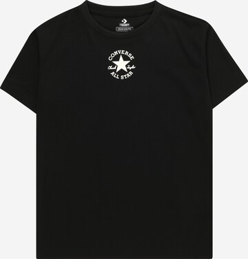 CONVERSE T-shirt i svart: framsida