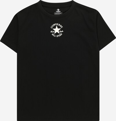 CONVERSE Majica | črna / bela barva, Prikaz izdelka