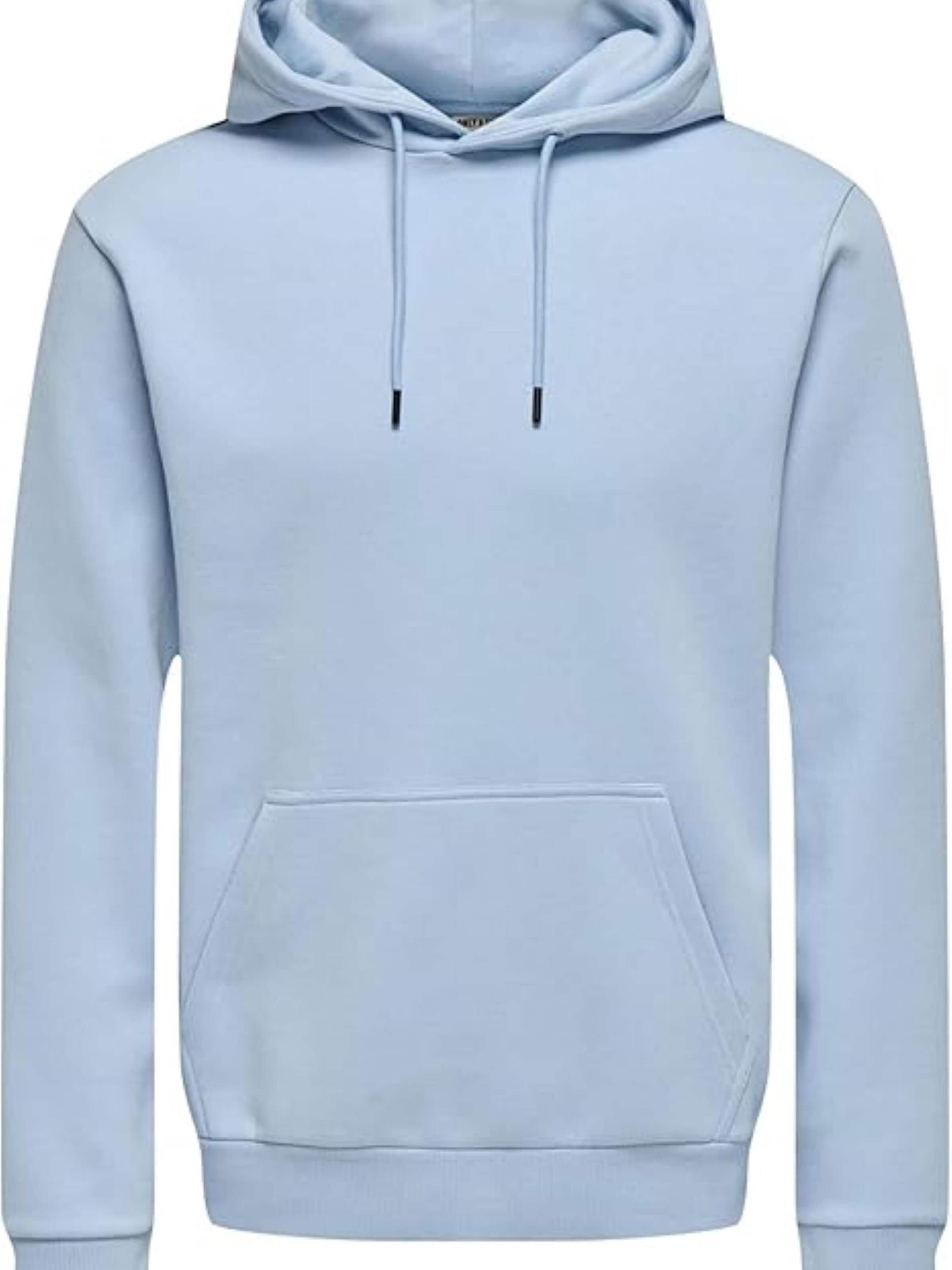 Only & Sons Sweatshirt 'Only & Sons Male Kapuzenpullover ONSCERES Sweatshirt' in S in Pastel blue, Item view