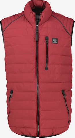 Gilet de sport LERROS en rouge : devant