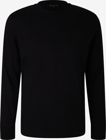 T-Shirt TOM TAILOR en noir : devant