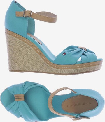 TOMMY HILFIGER Sandals & High-Heeled Sandals in 38 in Blue: front