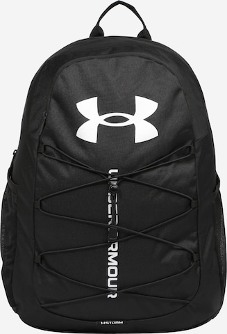 UNDER ARMOUR Sports Backpack 'Hustle' in Black: front