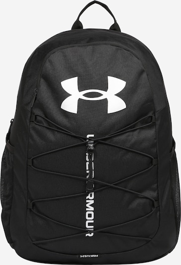 UNDER ARMOUR Rucksack 'Hustle' in schwarz / weiß, Produktansicht