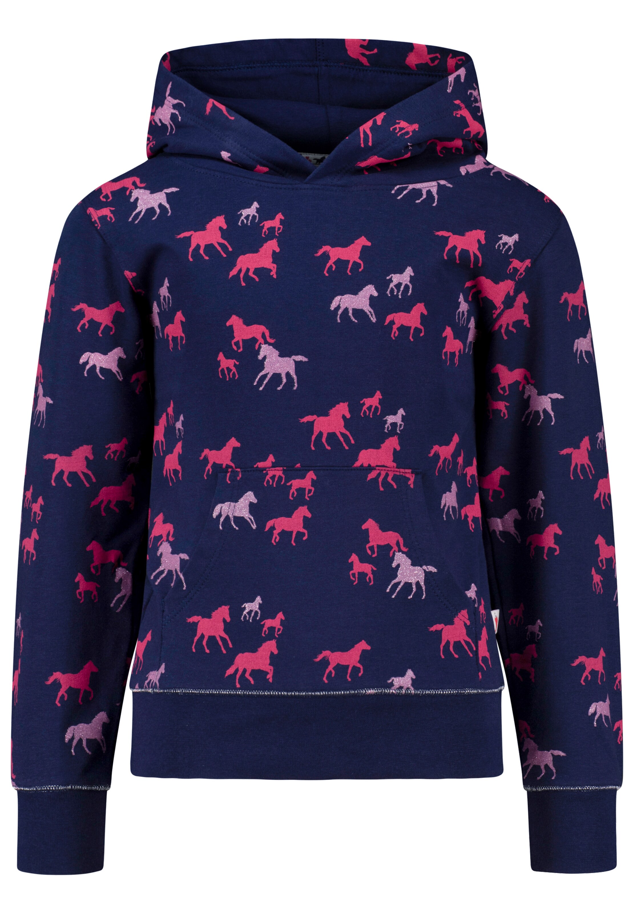 SALT AND PEPPER Sweatshirt 'Horse' in Blau: Vorderseite