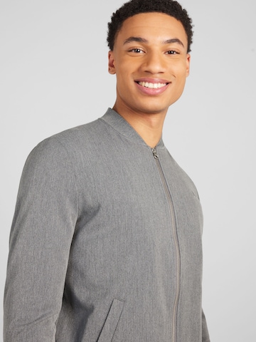 Les Deux Regular fit Zip-Up Hoodie in Grey