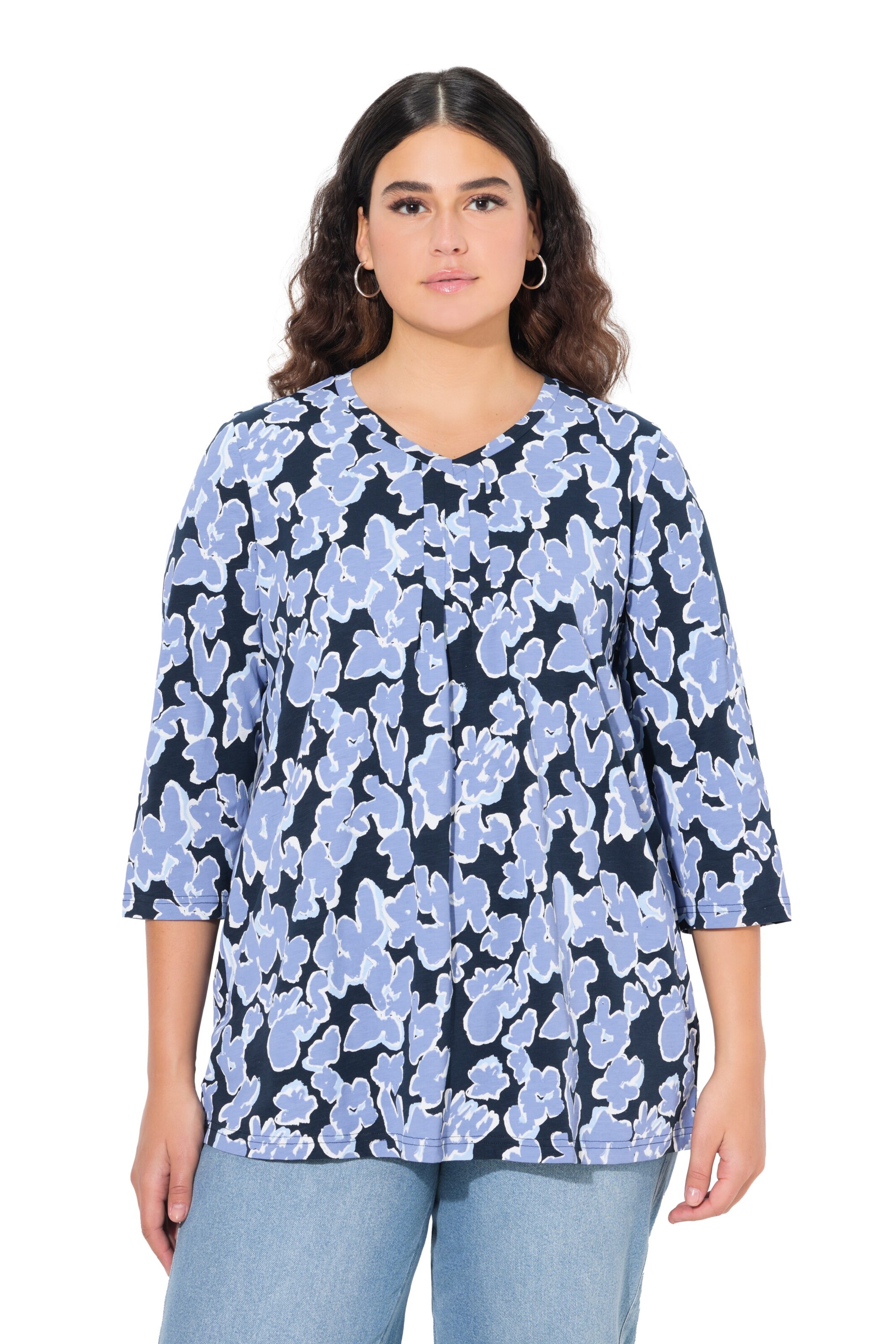 Ulla Popken Shirt in Blue: front
