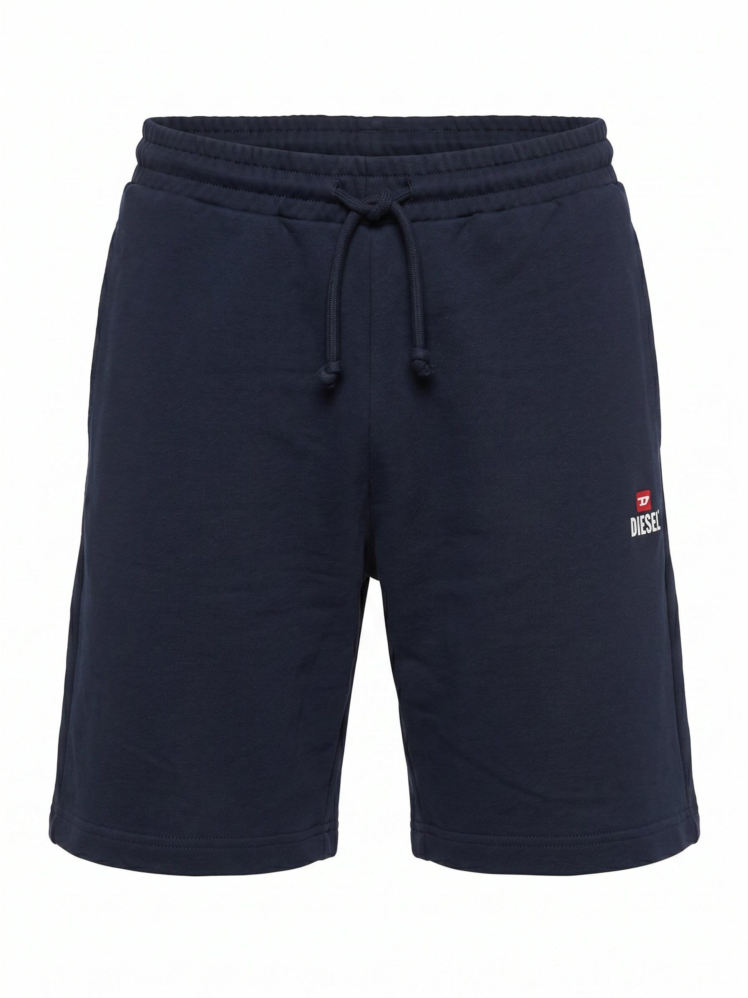 Pantalon de sport 'P-CROW SWEAT SHORTS' DIESEL en bleu : devant