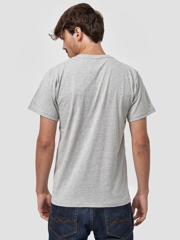 Mikon T-Shirt 'Herz' in Grau